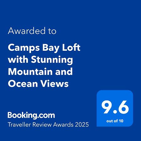 Camps Bay Loft With Stunning Mountain And Ocean Views Apartment Cape Town Ngoại thất bức ảnh